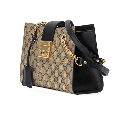 gucci bees bag|Gucci padlock small shoulder bag.